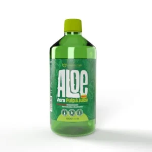 Aloe Vera 100% suc natural cu pulpa 500ml, pentru slabire si detoxifiere