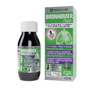 Bronhomer – sirop natural pentru tuse, bronsita, gat si trahee