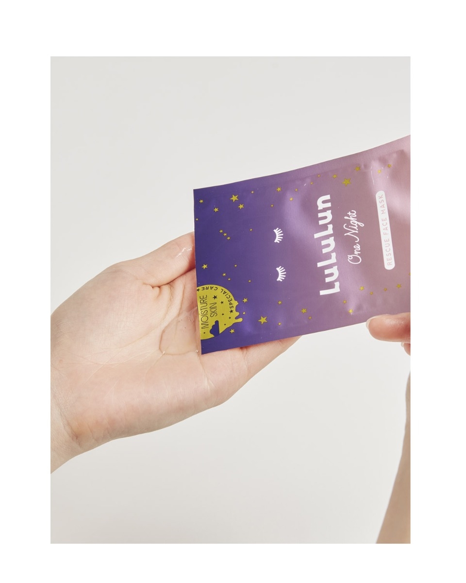 Lululun One Night Pink - masca faciala cu actiune de hidratare in timpul somnului - imagine 2
